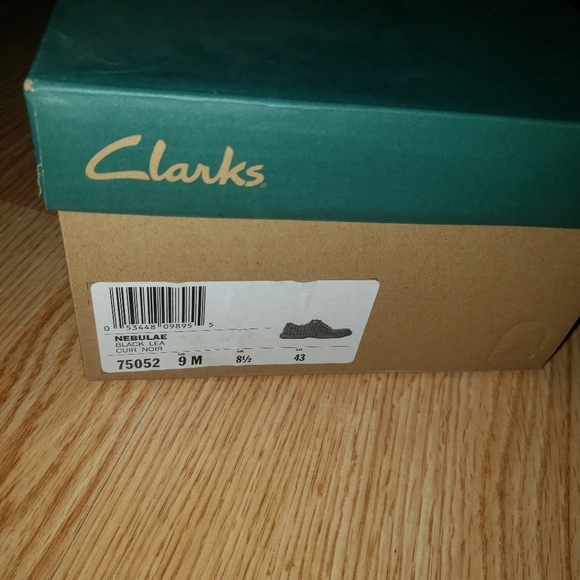 Clarks Black Leather shoes Size 9 - Picture 3 of 7